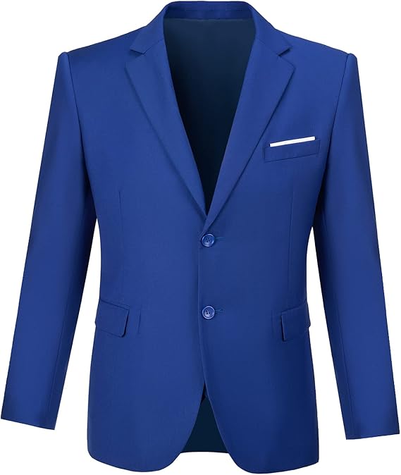 Mens 2 Piece Suit Slim Fit Business Wedding Party Tuxedo Dress Suits for Men Jacket and Pants Set