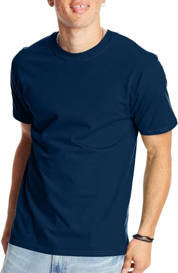 Men's -Shirt, Heavyweight Cotton Tee, 1 Or 2 Pack, Big & Tall