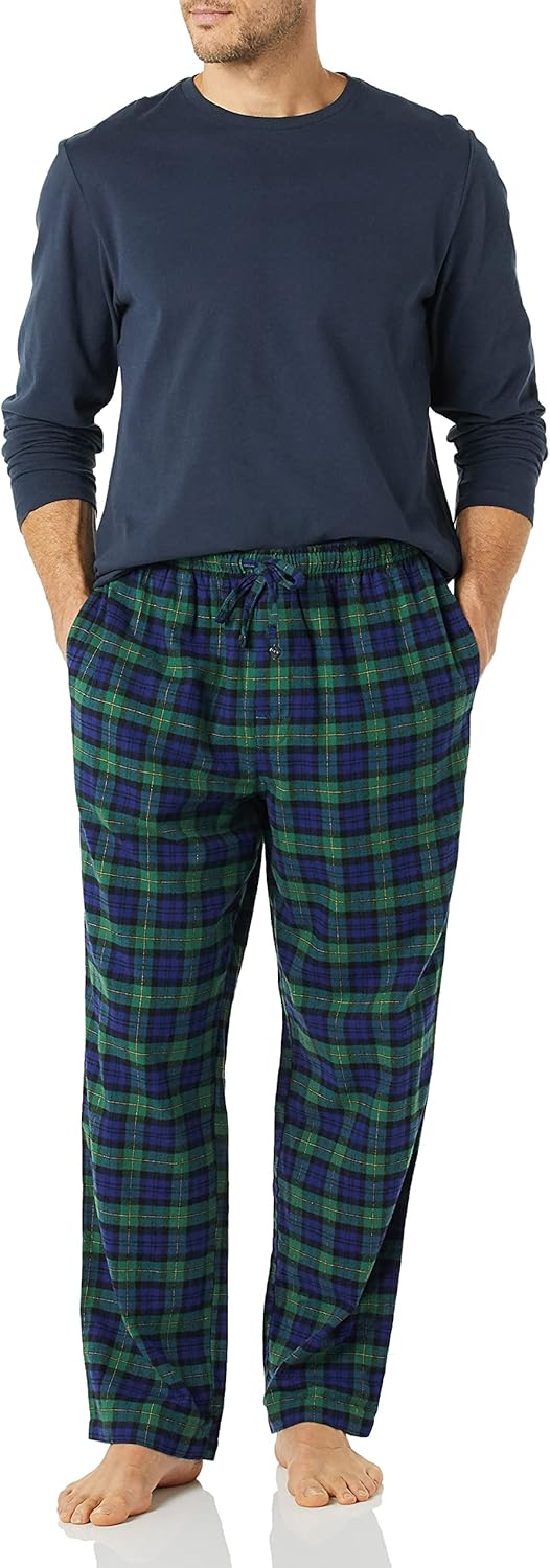 Men's Soft Flannel Pajama  Set (Available in Big & Tall)