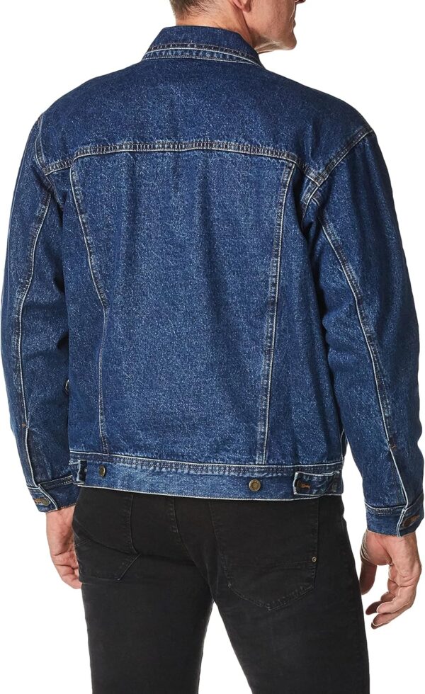Men's Flannel Lined Denim Jacket